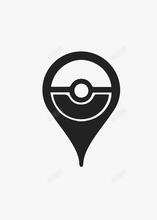 pokestop位置地图图标svg_新图网 https://ixintu.com pokemongo pokestop 位置 地图 跟踪 跟踪器