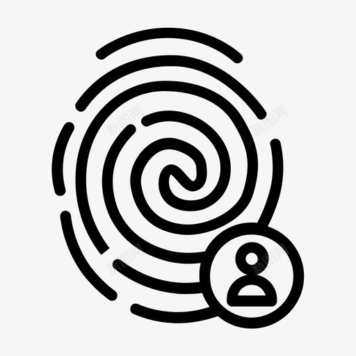 接触指纹人拇指图标svg_新图网 https://ixintu.com 人 拇指 接触指纹 用户