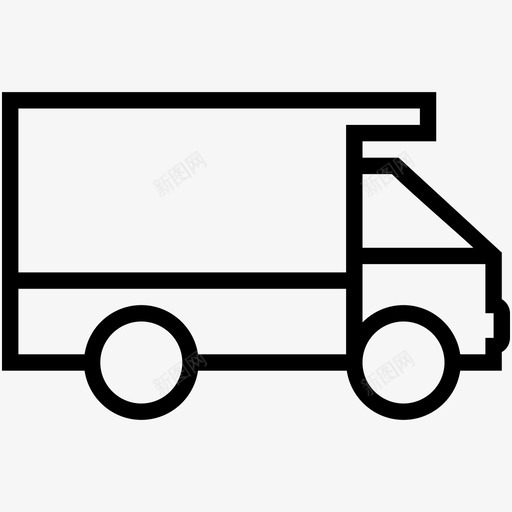 送货车货物装运图标svg_新图网 https://ixintu.com 装运 货物 车辆 运输卡车 运输线路图标收集 送货车