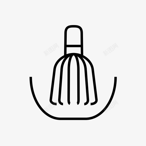 抹茶日本茶茶道图标svg_新图网 https://ixintu.com 抹茶 日本茶 竹拂 茶主题 茶道