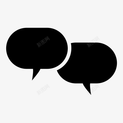 言语泡沫沟通言语图标svg_新图网 https://ixintu.com 沟通 社交言语泡沫 言语 言语泡沫 谈话