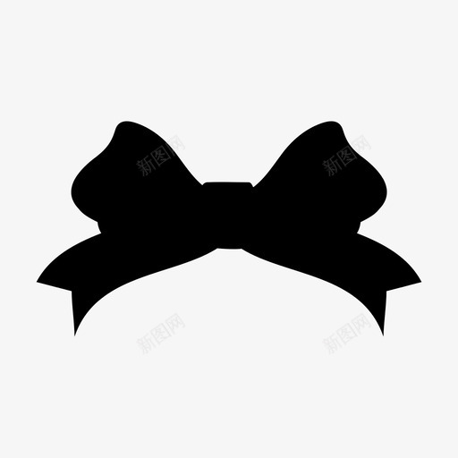 套索邦德环图标svg_新图网 https://ixintu.com 套索 环 结 衣服 邦德 领带