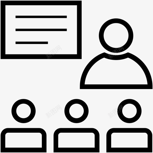 教室礼堂学院图标svg_新图网 https://ixintu.com 学校 学院 教室 教育线路图 礼堂