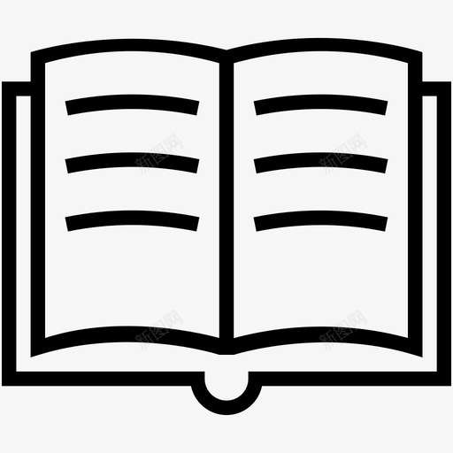 开本教育阅读图标svg_新图网 https://ixintu.com 学习 开本 教育 暑期和旅游图标收集 阅读