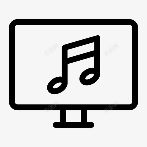 音乐备忘显示器电脑屏幕显示器桌面图标svg_新图网 https://ixintu.com 屏幕警告 显示器屏幕 显示器桌面 智能电视 电脑屏幕 电脑显示器 音乐备忘显示器