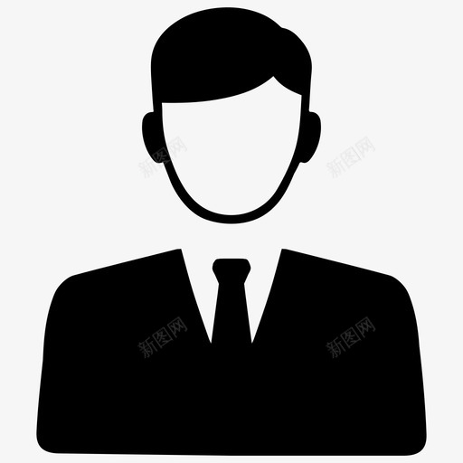 商人头像个人资料图标svg_新图网 https://ixintu.com 个人资料 商人 头像 用户 管理和业务