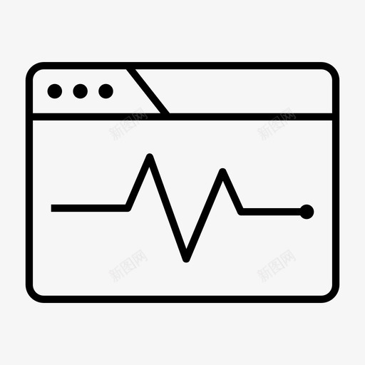 心跳浏览器浏览器界面通知图标svg_新图网 https://ixintu.com 心跳浏览器 浏览器 浏览器界面 网站 网页 通知