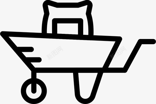 独轮车农业花园图标svg_新图网 https://ixintu.com 农业 史密森农业概述 独轮车 自然 花园