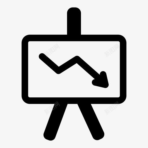 分析表业务公司图标svg_新图网 https://ixintu.com 业务 公司 分析表 向下 财务