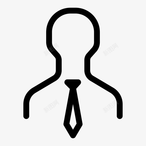 业务员代理商经理图标svg_新图网 https://ixintu.com 业务员 代理商 用户 经理 随机收集big4 领带