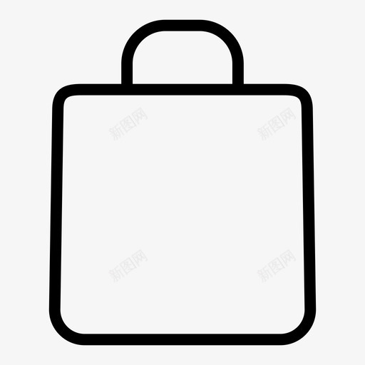 购物袋购物车商业图标svg_新图网 https://ixintu.com 商业 商店 断断续续 购物 购物袋 购物车