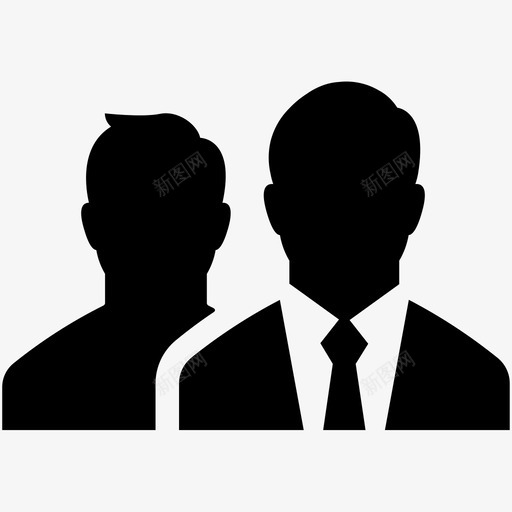 业务团队头像个人图标svg_新图网 https://ixintu.com 业务团队 业务组第3卷 个人 人员 头像 用户