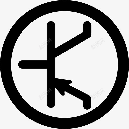 晶体管pnp数字电子图标svg_新图网 https://ixintu.com 数字 晶体管pnp 电子