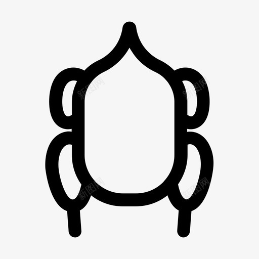 烤鸡家禽烤火鸡图标svg_新图网 https://ixintu.com 家禽 烤火鸡 烤鸡