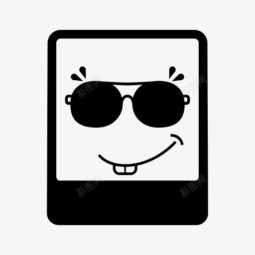 聪明酷感性图标svg_新图网 https://ixintu.com 善良 墨镜 帅气 感性 聪明 表情1 酷