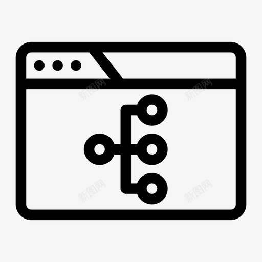 浏览器流程图业务层次结构图标svg_新图网 https://ixintu.com 业务 层次结构 工作流 方案 流程 浏览器流程图 结构