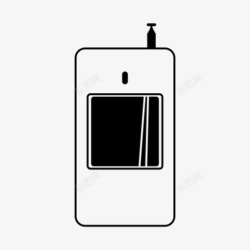 传感器角度探测器图标svg_新图网 https://ixintu.com 传感器 家庭安全 广角 探测器 红外 角度