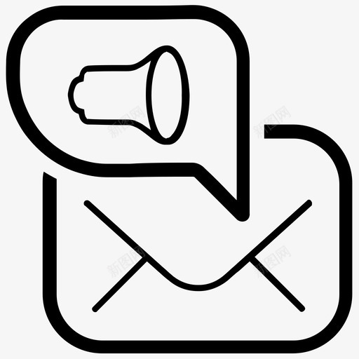 电子邮件营销推广发言人图标svg_新图网 https://ixintu.com 发言人 推广 概述搜索引擎优化互联网营销 电子邮件营销