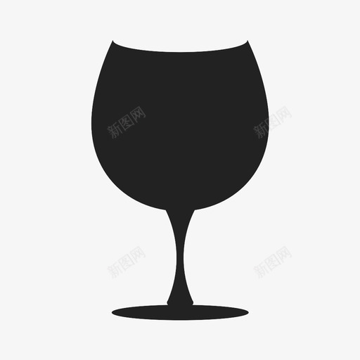 圣杯花萼杯子图标svg_新图网 https://ixintu.com 圣杯 杯子 花萼 饮料 高脚杯