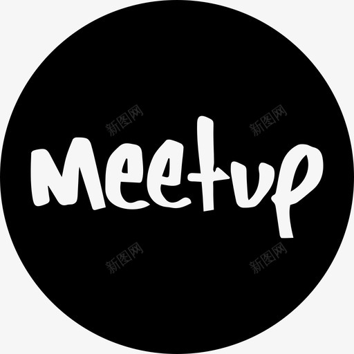 Meetup标志社交社交图标圆形svg_新图网 https://ixintu.com Meetup标志 社交 社交图标圆形