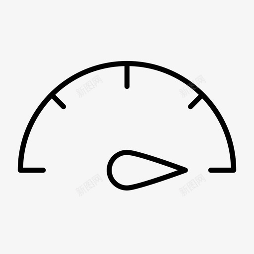 表四仪表板表煤气表图标svg_新图网 https://ixintu.com 仪表板表 指示器 煤气表 表四 速度表