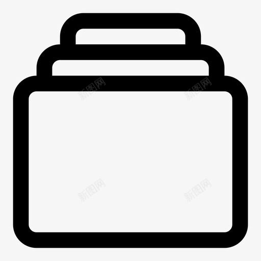 收藏库堆栈图标svg_新图网 https://ixintu.com uinui 堆栈 存档 库 收藏 相册