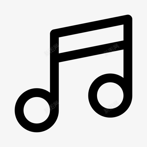 音乐笔记乐器唱歌图标svg_新图网 https://ixintu.com 乐器 唱歌 学校脂肪 歌曲 音乐笔记