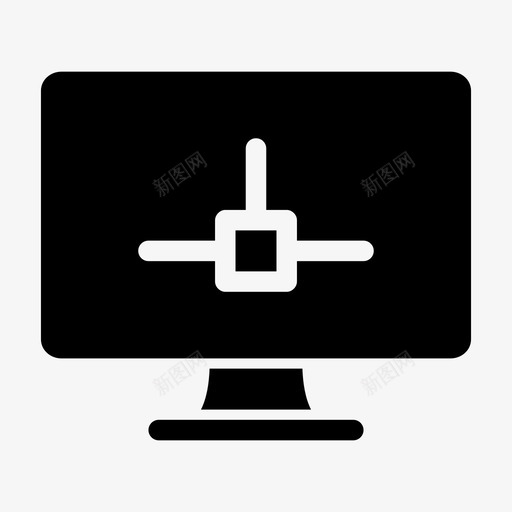 监控网络计算机塔主机图标svg_新图网 https://ixintu.com 主机 服务器 服务器连接 监控网络 计算机塔