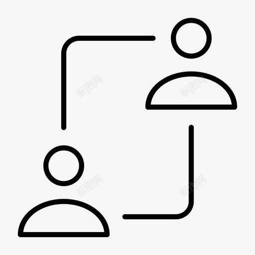 员工调动变更雇主图标svg_新图网 https://ixintu.com 交换 变更 员工调动 商业罚款 离职 重新定位 雇主