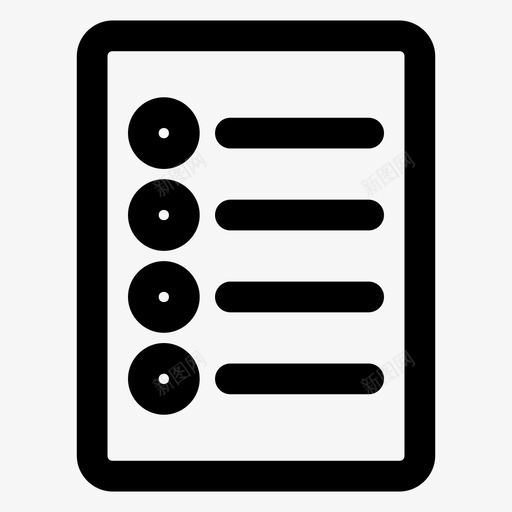 项目符号列表菜单注释列表图标svg_新图网 https://ixintu.com 列表 待办事项列表 提醒 注释列表 菜单 项目符号列表