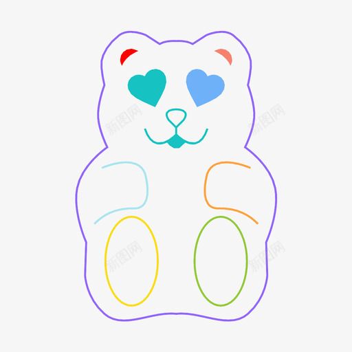 在我的爱里阿甘熊快乐图标svg_新图网 https://ixintu.com 在我的爱里 快乐 阿甘熊
