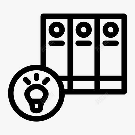 档案创意辉煌灯泡图标svg_新图网 https://ixintu.com 档案创意 灯 灯泡 辉煌
