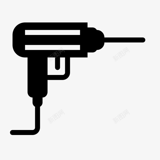 钻工重图标svg_新图网 https://ixintu.com 工 工具 机 设备坚固 重 钻