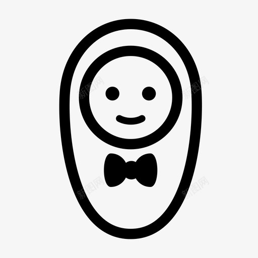 男孩孩子性格图标svg_新图网 https://ixintu.com 孩子 性格 男孩 脸