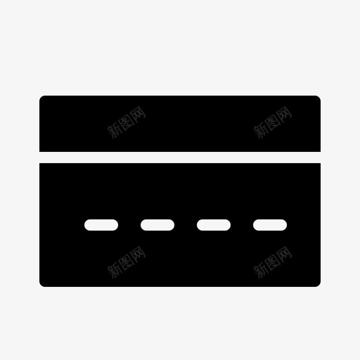 信用卡商务界面图标svg_新图网 https://ixintu.com 信用卡 商业用户界面 商务 商店 界面 网店 销售