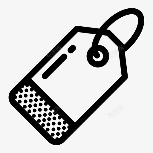 圣诞标签礼物购物标签图标svg_新图网 https://ixintu.com 圣诞标签 礼物 购物标签