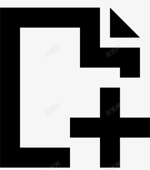 添加文件额外文件夹图标svg_新图网 https://ixintu.com 文件和文件夹大纲集合 文件夹 添加文件 类型 额外
