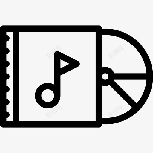 音乐cd乐队乐器图标svg_新图网 https://ixintu.com 乐器 乐队 音乐cd 音乐大纲 音乐风格