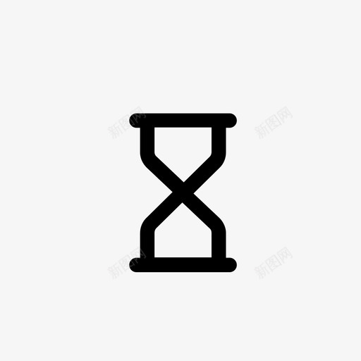 沙漏时钟加载图标svg_新图网 https://ixintu.com 云 加载 时钟 时间 沙漏 沙钟 等待