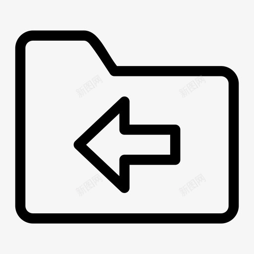 左存档后退后退按钮图标svg_新图网 https://ixintu.com 上一个 后退 后退按钮 左右 左存档 左箭头 返回