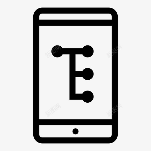 智能手机流程图组织结构图图标svg_新图网 https://ixintu.com 智能手机流程图 组织结构图