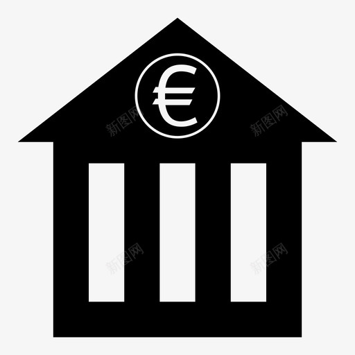 银行业务账户资金图标svg_新图网 https://ixintu.com 业务 融资 账户 资金 银行业务 银行账户