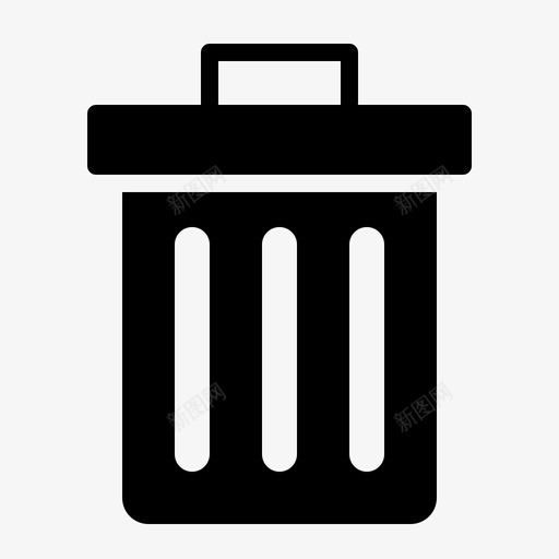 垃圾箱清洁删除图标svg_新图网 https://ixintu.com 18 删除 回收 垃圾 垃圾箱 清洁 环境 生态 生态与环境固体