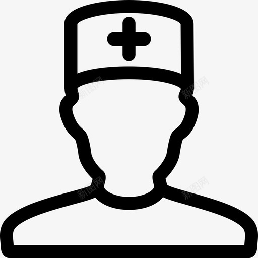 医生男性诊断第1部分图标svg_新图网 https://ixintu.com 医生 男性 诊断第1部分