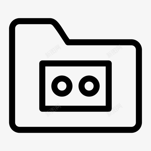 文件夹录制音频音频录制图标svg_新图网 https://ixintu.com 声音 录制按钮 拍摄 文件夹录制 音频 音频录制
