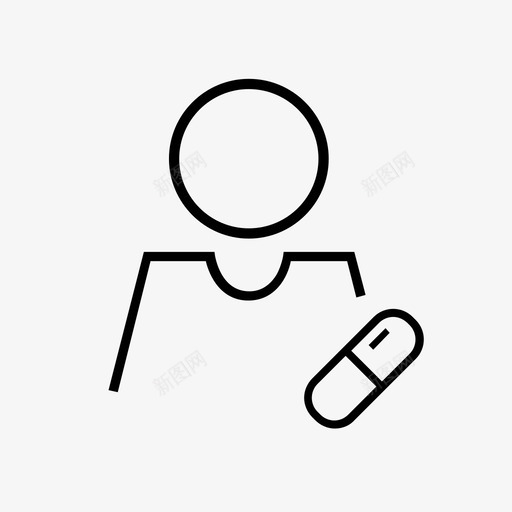 处方药物成瘾病历图标svg_新图网 https://ixintu.com 处方 病历 维生素 药丸 药剂师 药物成瘾 过敏药