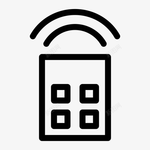 电视遥控器交流遥控器遥控器图标svg_新图网 https://ixintu.com 交流遥控器 无线控制器 电视遥控器 遥控器