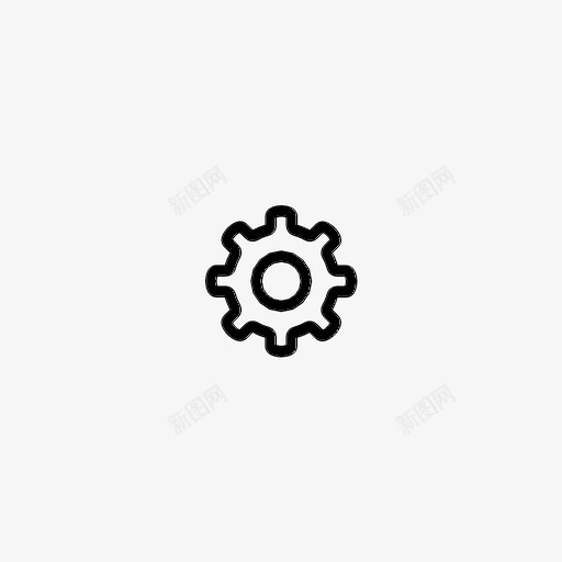 工作工厂齿轮图标svg_新图网 https://ixintu.com 加工 工作 工厂 工艺 齿轮
