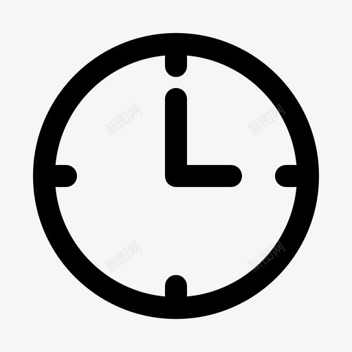 时钟商务开发图标svg_新图网 https://ixintu.com 办公 商务 开发 时钟 规划 项目管理