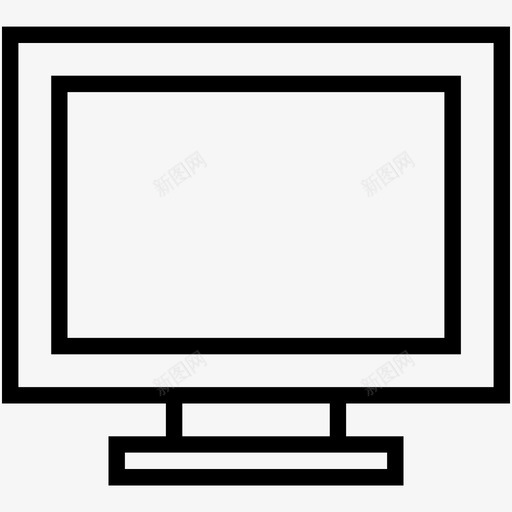 显示器显示屏lcd图标svg_新图网 https://ixintu.com lcd led 教育图标集合 显示器 显示屏 电视